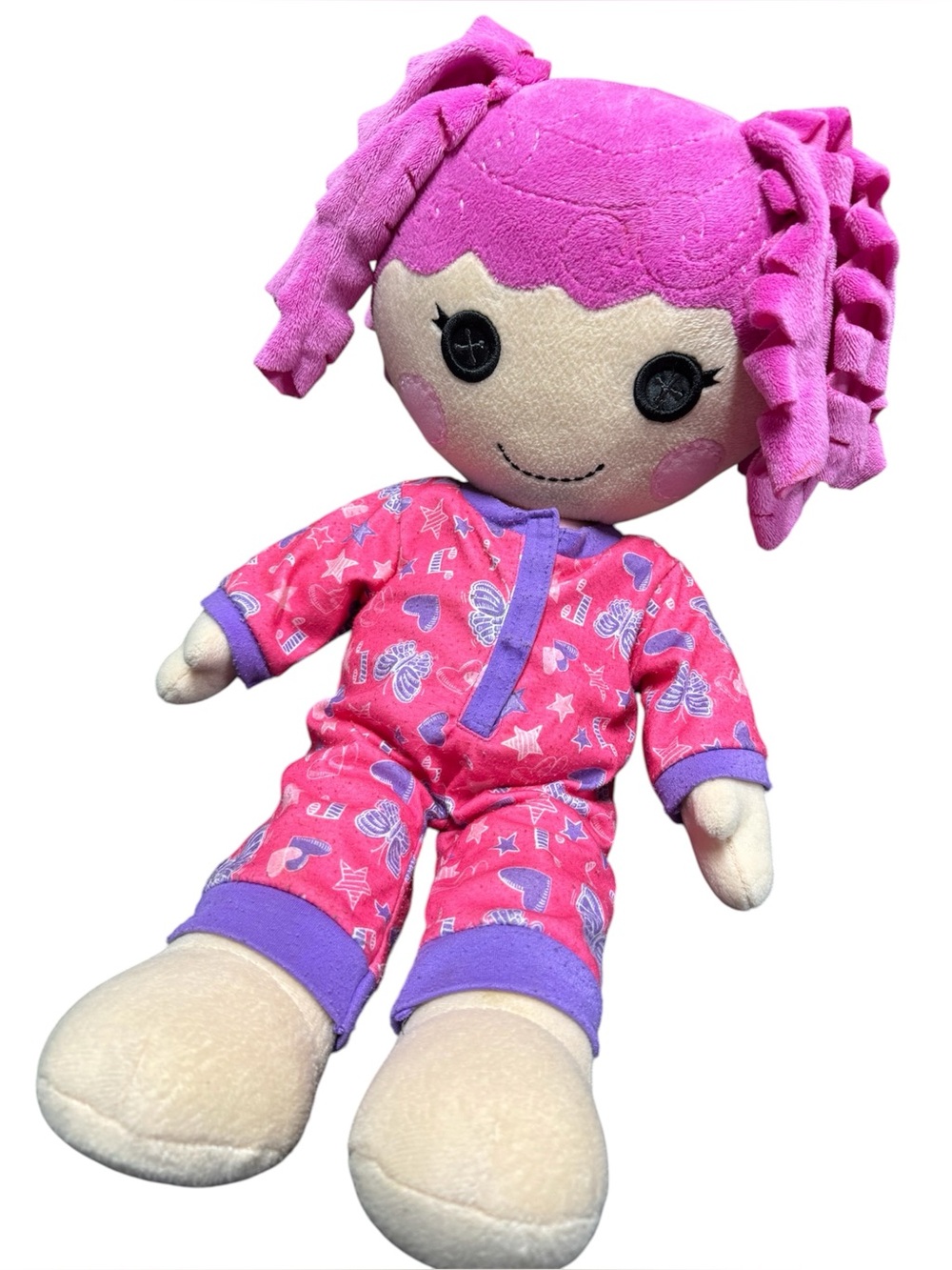 Lalaloopsy build a bear  Pink Hair 21” Crumbs Sugar Cookie